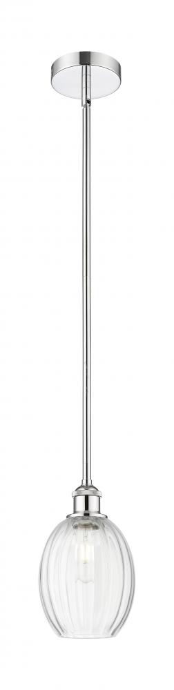 Preston Bulb - 1 Light - 6 inch - Polished Chrome - Stem hung - Mini Pendant