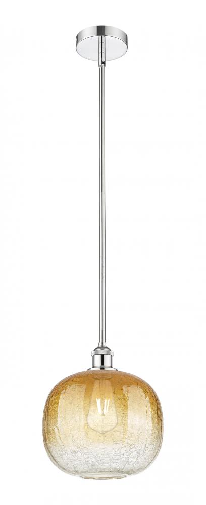 Brookhaven Sphere - 1 Light - 11 inch - Polished Chrome - Stem hung - Mini Pendant
