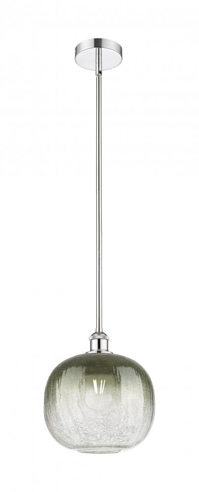 Brookhaven Sphere - 1 Light - 11 inch - Polished Chrome - Stem hung - Mini Pendant