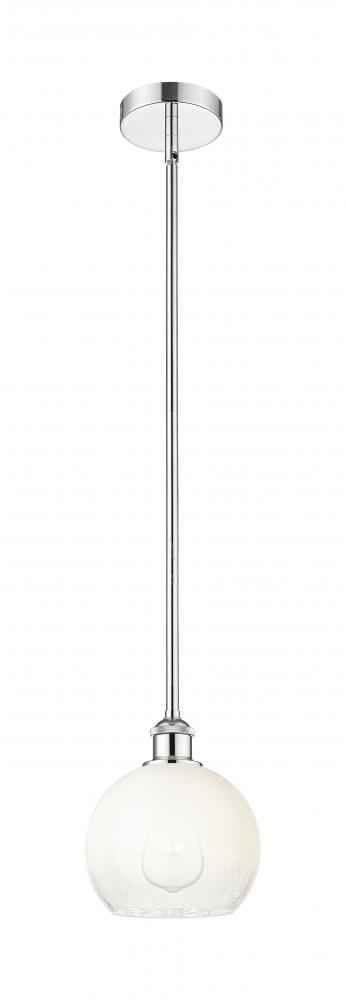 Brookhaven Globe - 1 Light - 8 inch - Polished Chrome - Stem hung - Mini Pendant