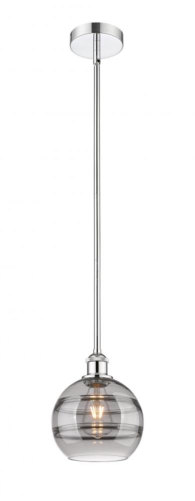 Rochester - 1 Light - 8 inch - Polished Chrome - Stem hung - Mini Pendant