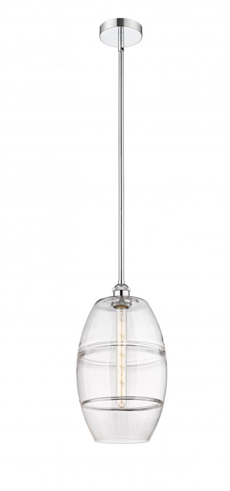 Vaz - 1 Light - 10 inch - Polished Chrome - Stem hung - Mini Pendant