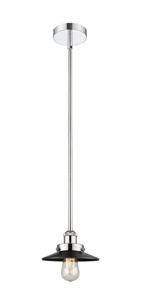 Edison - 1 Light - 8 inch - Polished Chrome - Stem hung - Mini Pendant