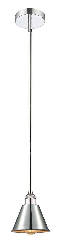 Smithfield - 1 Light - 7 inch - Polished Chrome - Stem hung - Mini Pendant