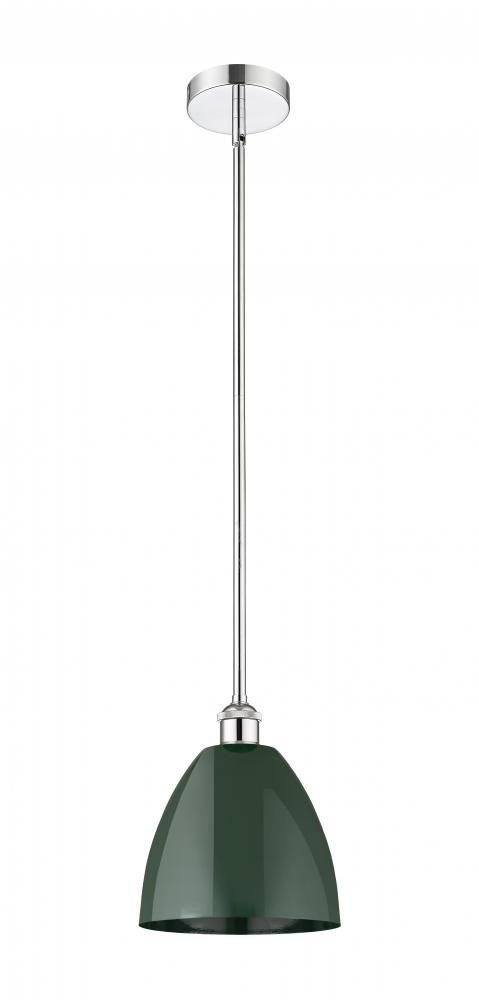 Plymouth - 1 Light - 9 inch - Polished Chrome - Stem hung - Mini Pendant