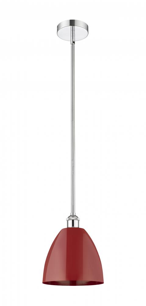 Plymouth - 1 Light - 9 inch - Polished Chrome - Stem hung - Mini Pendant