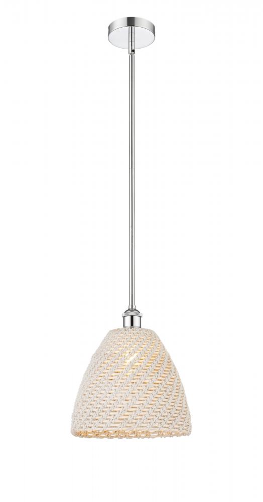 Bristol Natural - 1 Light - 6 inch - Polished Chrome - Mini Pendant