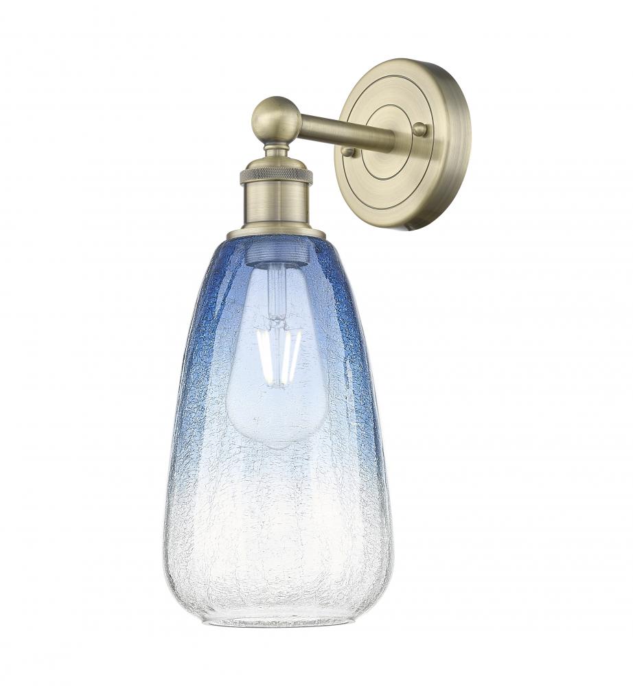 Brookhaven Almond - 1 Light - 6 inch - Antique Brass - Sconce