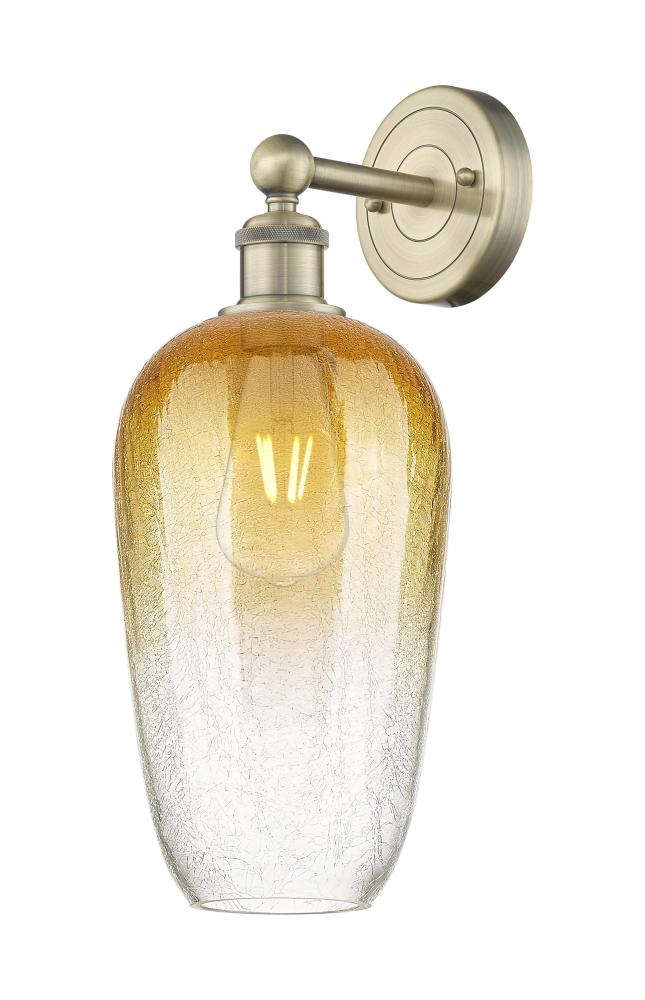 Brookhaven Flute - 1 Light - 7 inch - Antique Brass - Sconce