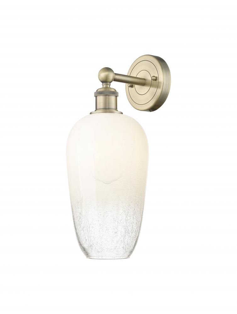 Brookhaven Flute - 1 Light - 7 inch - Antique Brass - Sconce