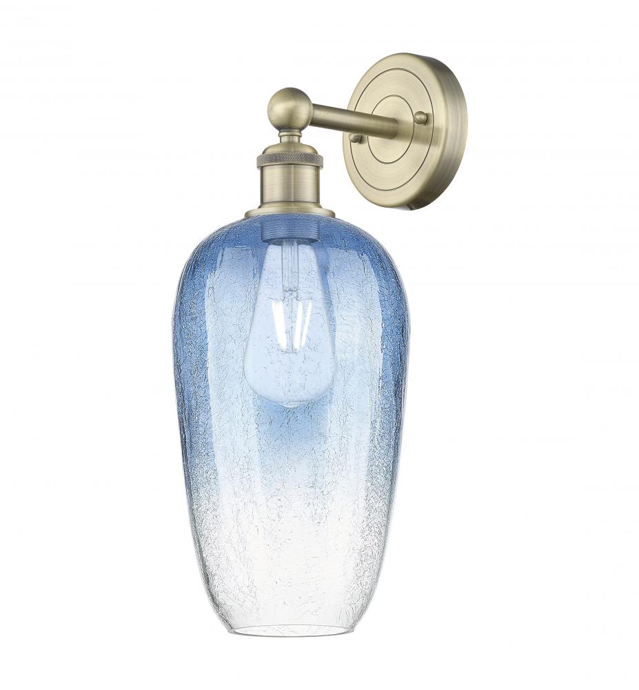 Brookhaven Flute - 1 Light - 7 inch - Antique Brass - Sconce