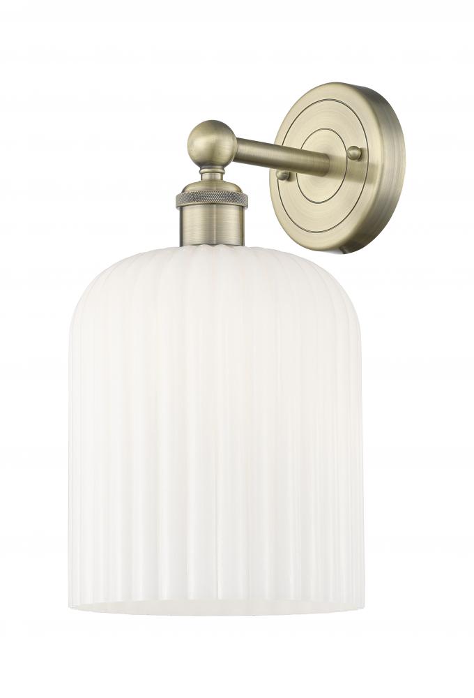 Bridal Veil - 1 Light - 5 inch - Antique Brass - Sconce