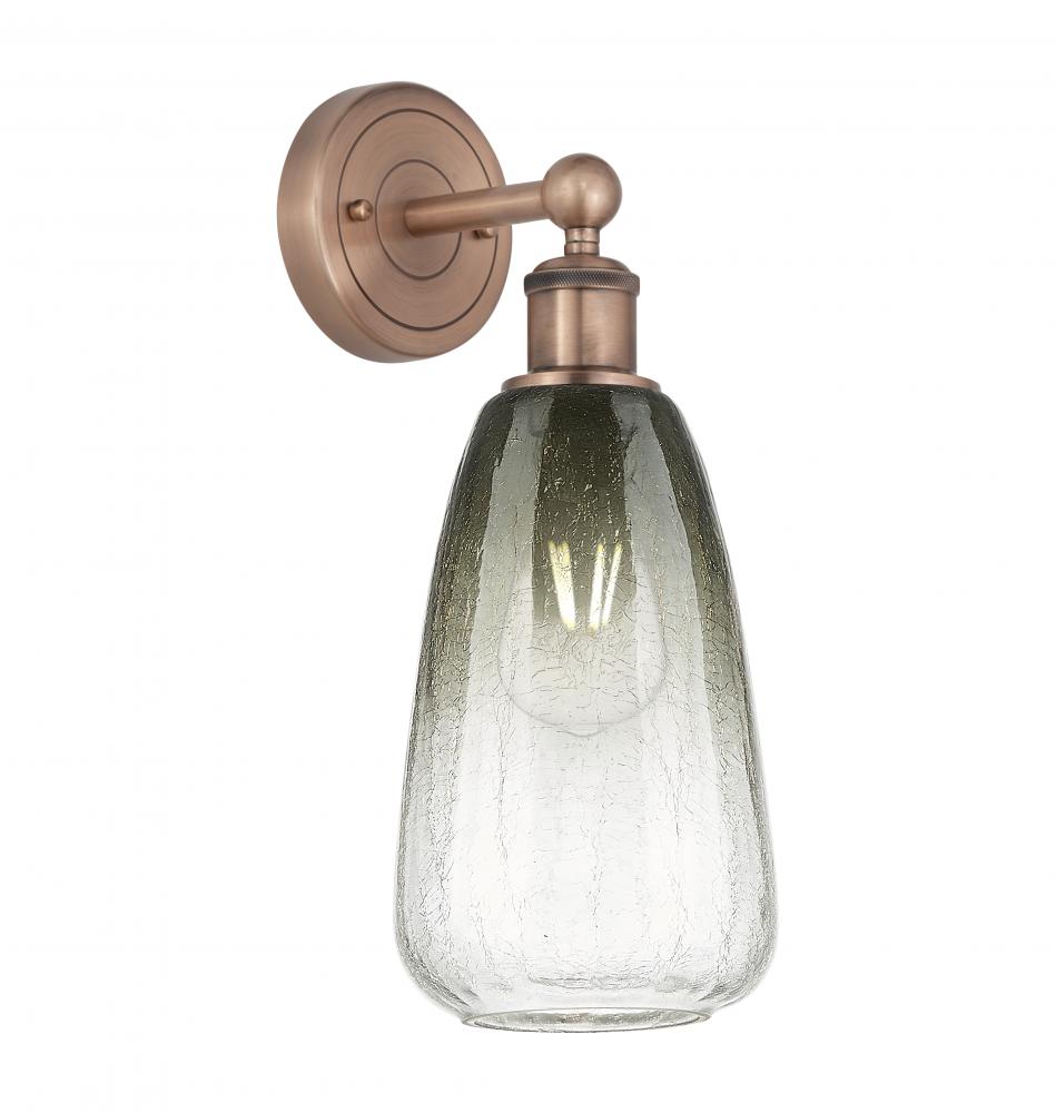 Brookhaven Almond - 1 Light - 6 inch - Antique Copper - Sconce