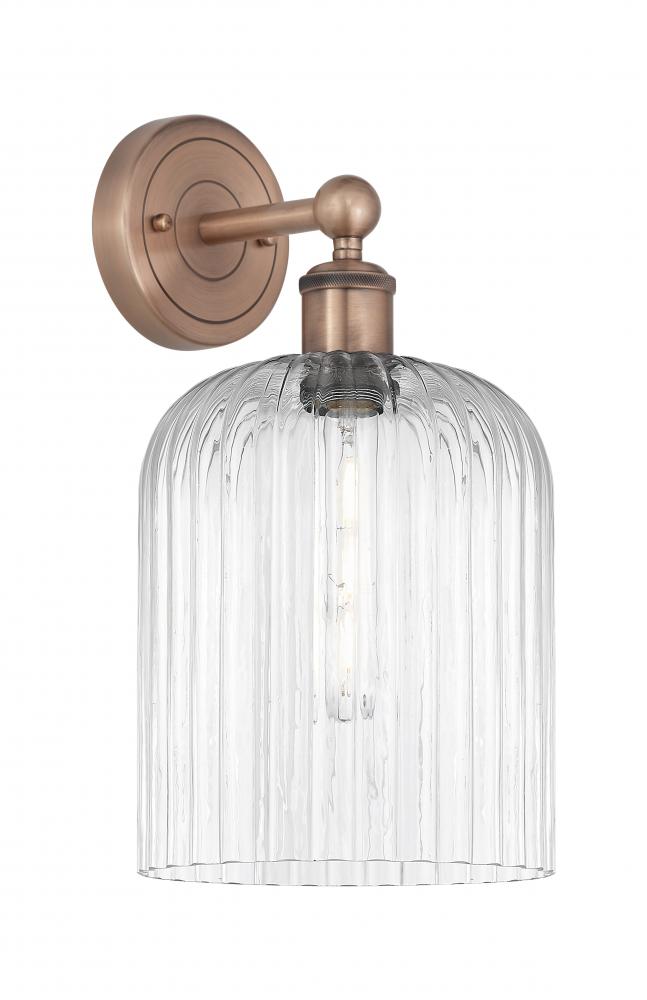 Bridal Veil - 1 Light - 5 inch - Antique Copper - Sconce