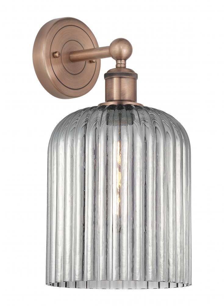 Bridal Veil - 1 Light - 5 inch - Antique Copper - Sconce