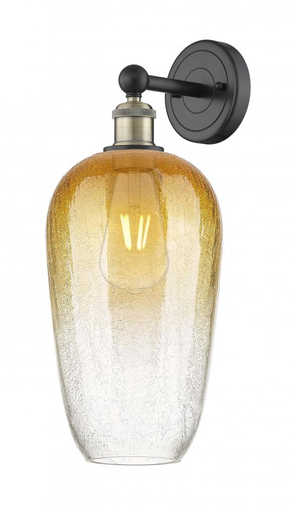 Brookhaven Flute - 1 Light - 7 inch - Black Antique Brass - Sconce