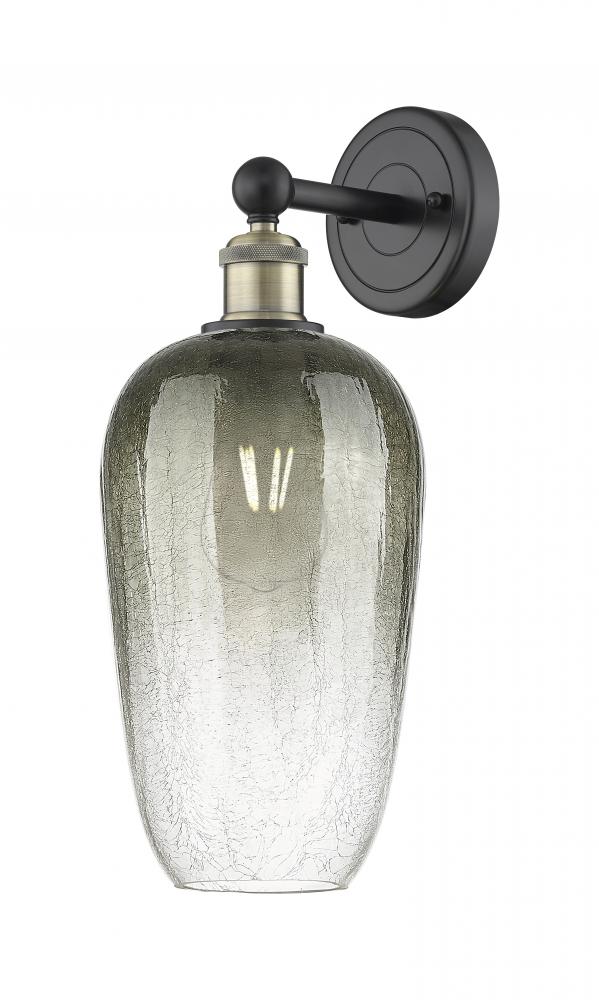 Brookhaven Flute - 1 Light - 7 inch - Black Antique Brass - Sconce