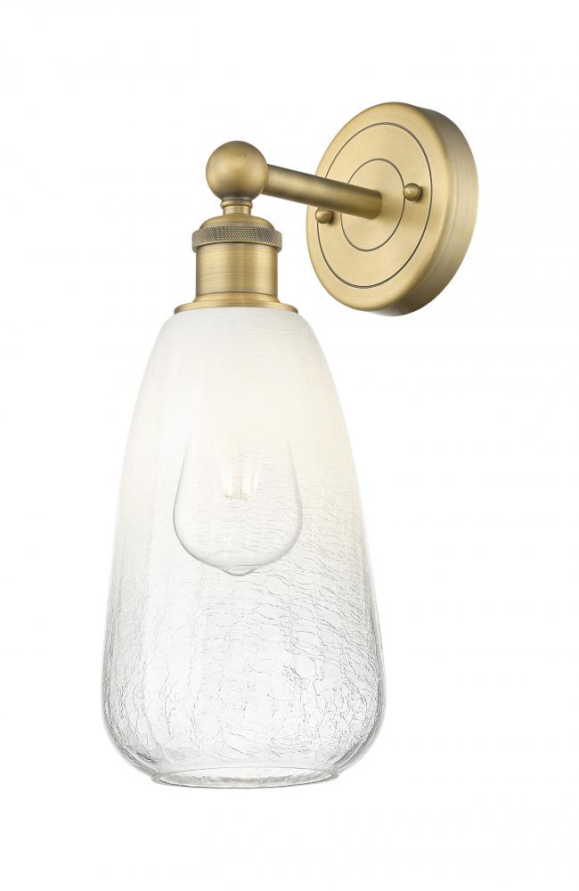 Brookhaven Almond - 1 Light - 6 inch - Brushed Brass - Sconce