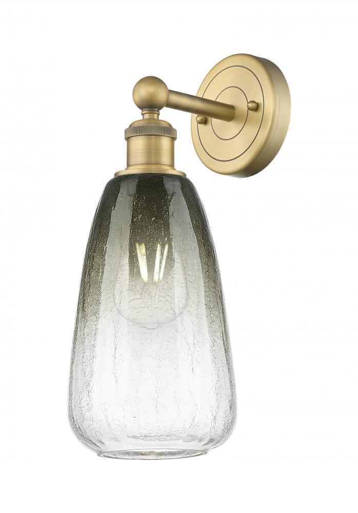 Brookhaven Almond - 1 Light - 6 inch - Brushed Brass - Sconce
