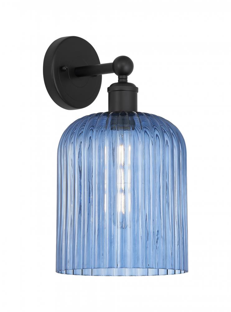 Bridal Veil - 1 Light - 5 inch - Matte Black - Sconce