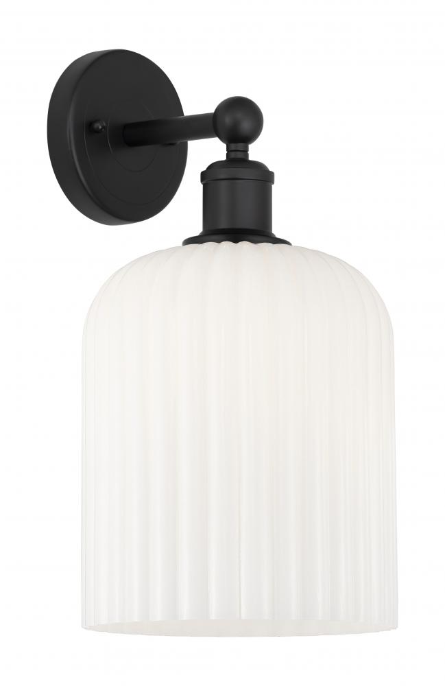 Bridal Veil - 1 Light - 5 inch - Matte Black - Sconce