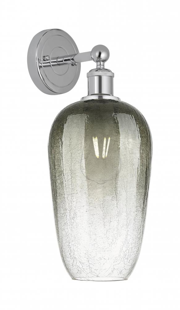 Brookhaven Flute - 1 Light - 7 inch - Polished Chrome - Sconce