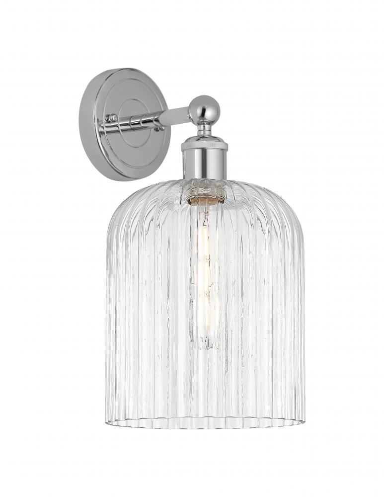 Bridal Veil - 1 Light - 5 inch - Polished Chrome - Sconce