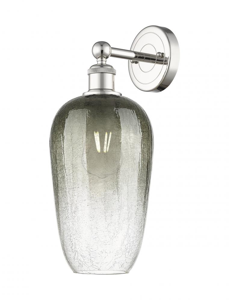 Brookhaven Flute - 1 Light - 7 inch - Polished Nickel - Sconce