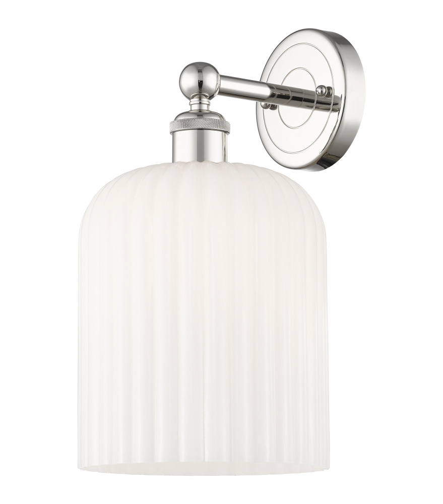 Bridal Veil - 1 Light - 5 inch - Polished Nickel - Sconce