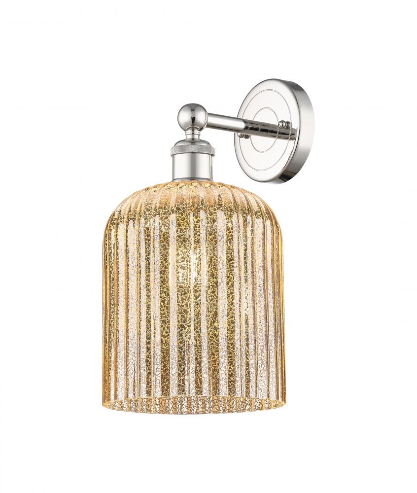 Bridal Veil - 1 Light - 5 inch - Polished Nickel - Sconce