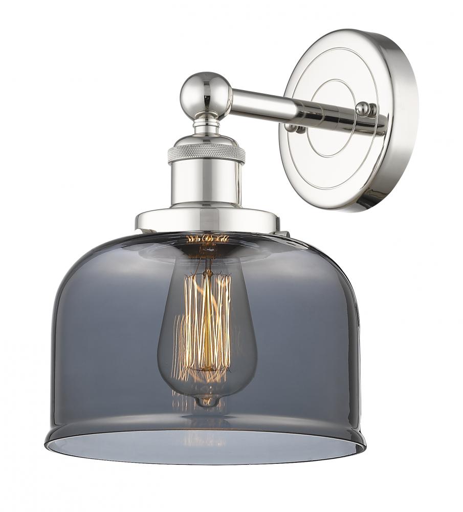 Bell - 1 Light - 8 inch - Polished Nickel - Sconce