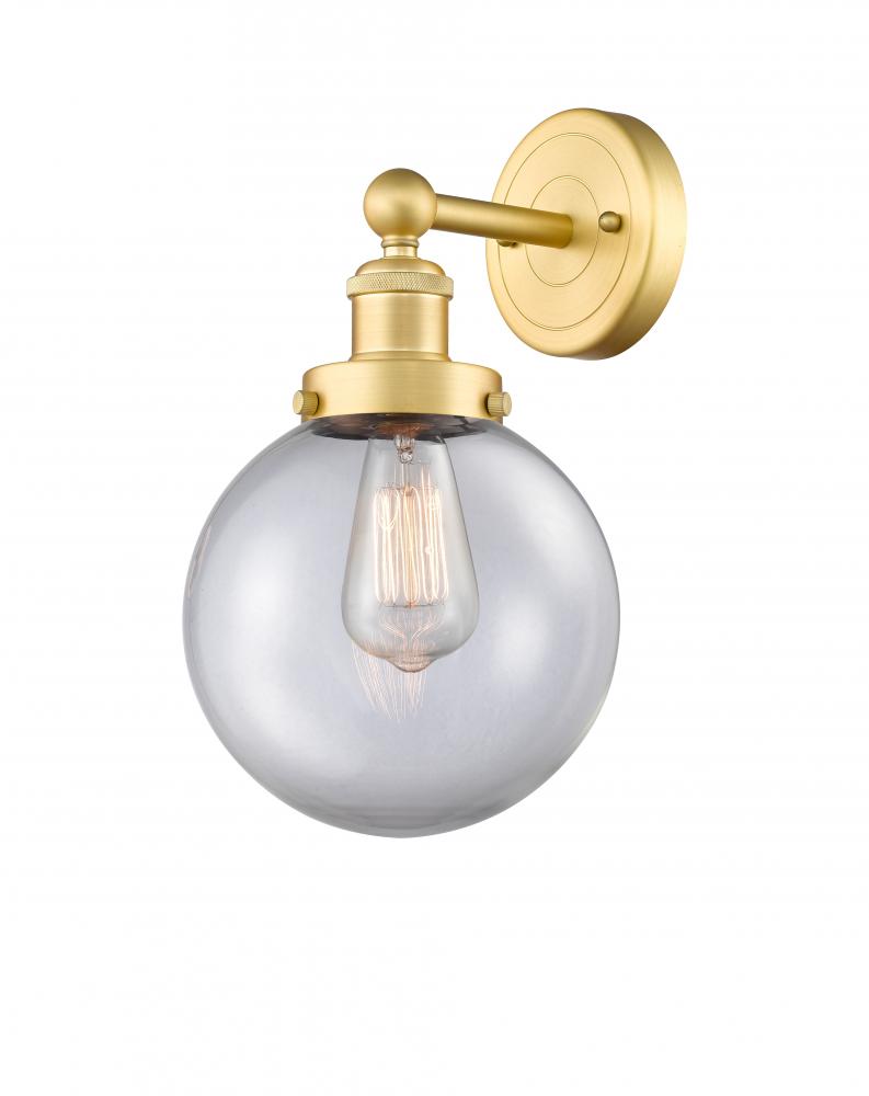 Beacon - 1 Light - 8 inch - Satin Gold - Sconce