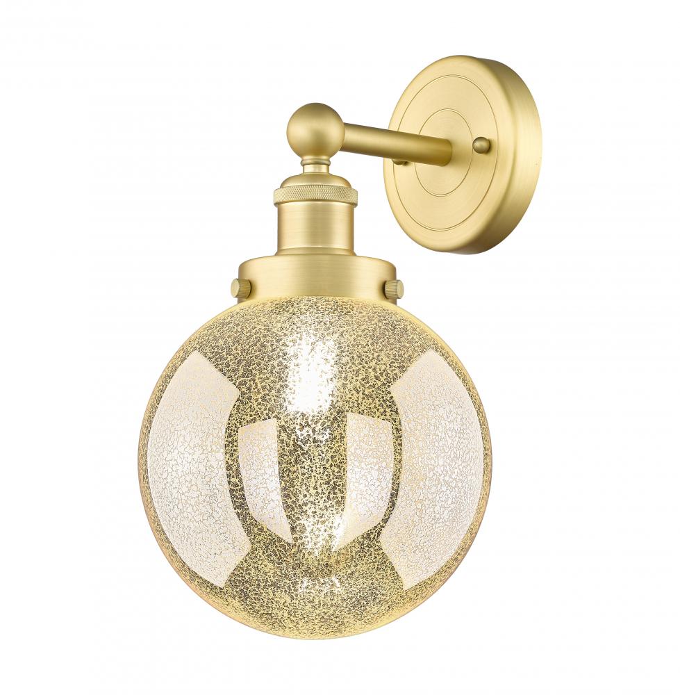 Beacon - 1 Light - 8 inch - Satin Gold - Sconce