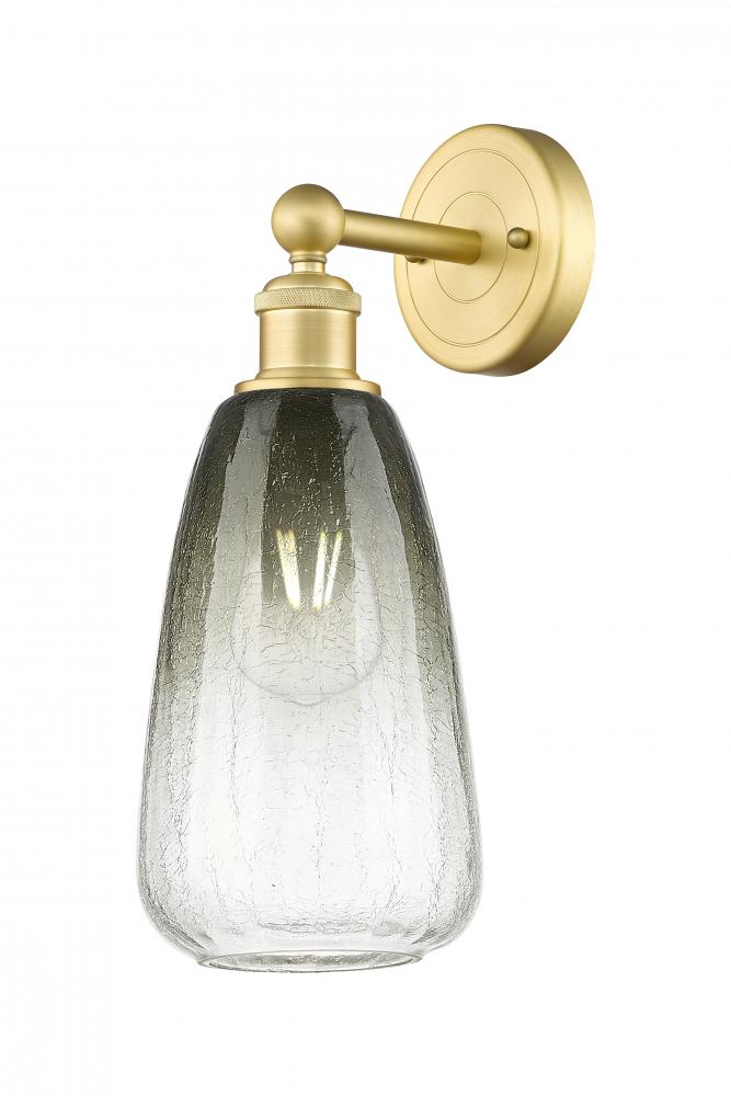 Brookhaven Almond - 1 Light - 6 inch - Satin Gold - Sconce