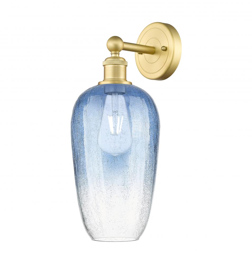 Brookhaven Flute - 1 Light - 7 inch - Satin Gold - Sconce