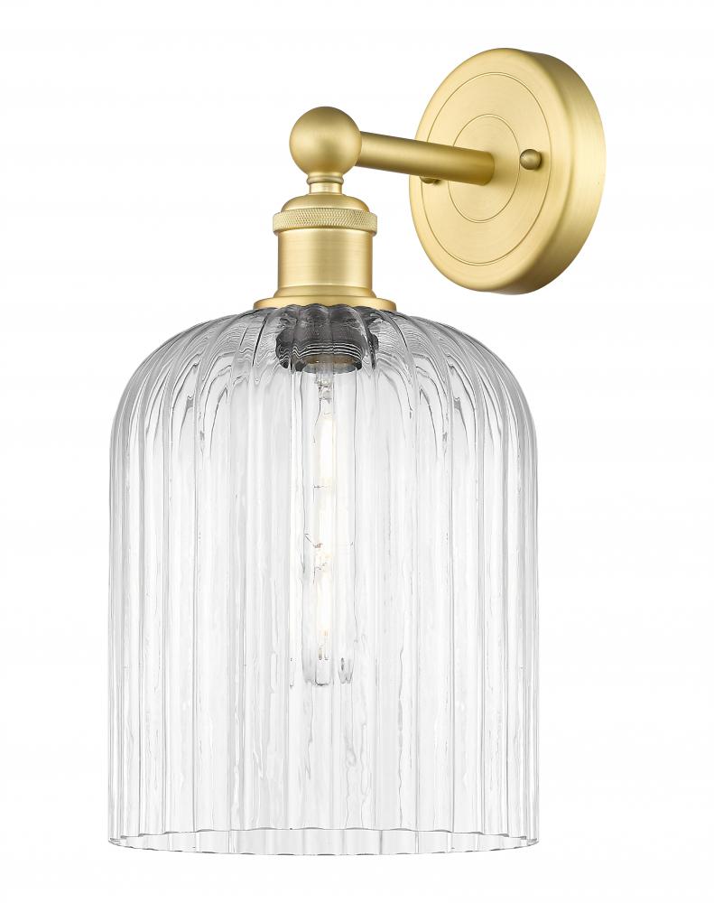 Bridal Veil - 1 Light - 5 inch - Satin Gold - Sconce