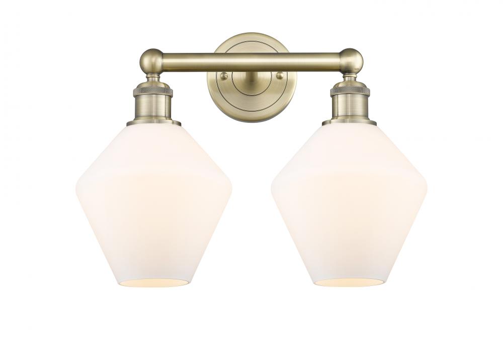 Cindyrella - 2 Light - 17 inch - Antique Brass - Bath Vanity Light