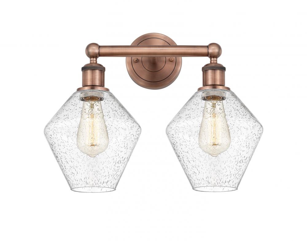 Cindyrella - 2 Light - 17 inch - Antique Copper - Bath Vanity Light