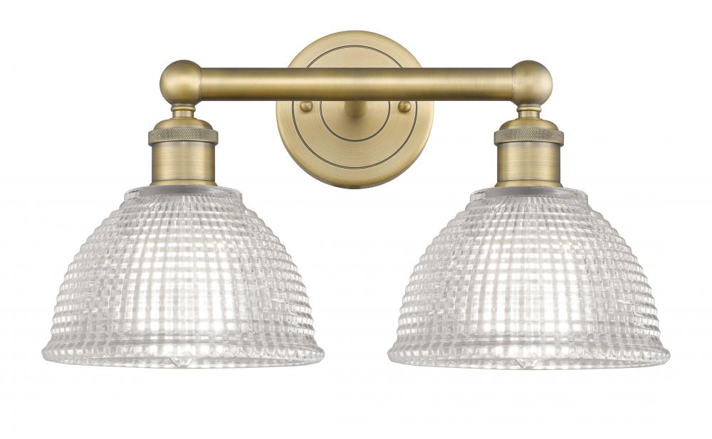 Arietta - 2 Light - 17 inch - Brushed Brass - Bath Vanity Light