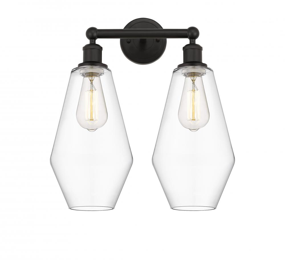 Cindyrella - 2 Light - 16 inch - Oil Rubbed Bronze - Bath Vanity Light