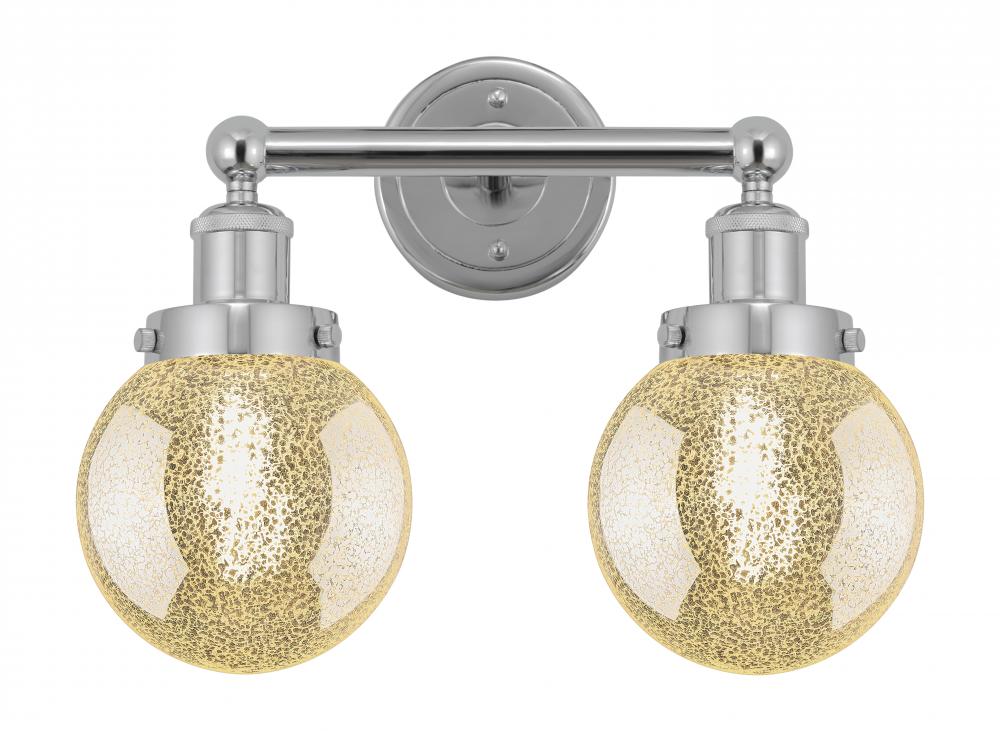 Beacon - 2 Light - 15 inch - Polished Chrome - Bath Vanity Light