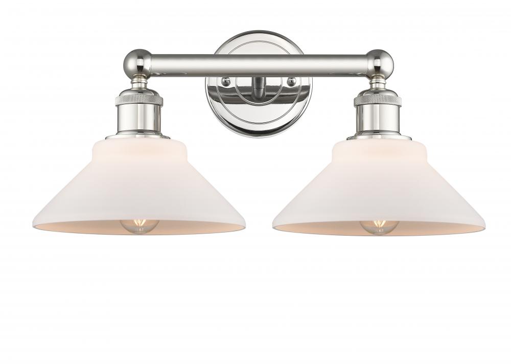 Orwell - 2 Light - 17 inch - Polished Nickel - Bath Vanity Light
