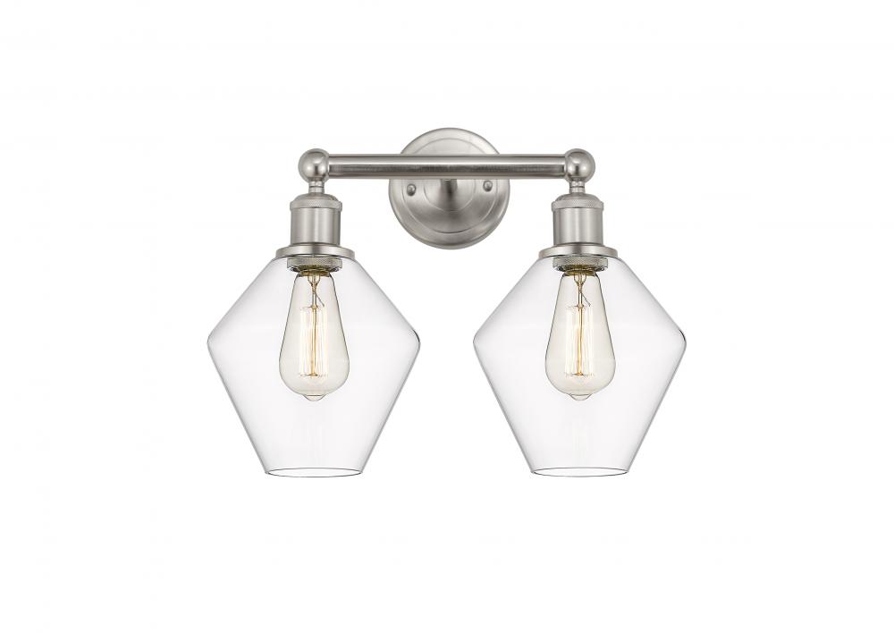 Cindyrella - 2 Light - 17 inch - Satin Nickel - Bath Vanity Light