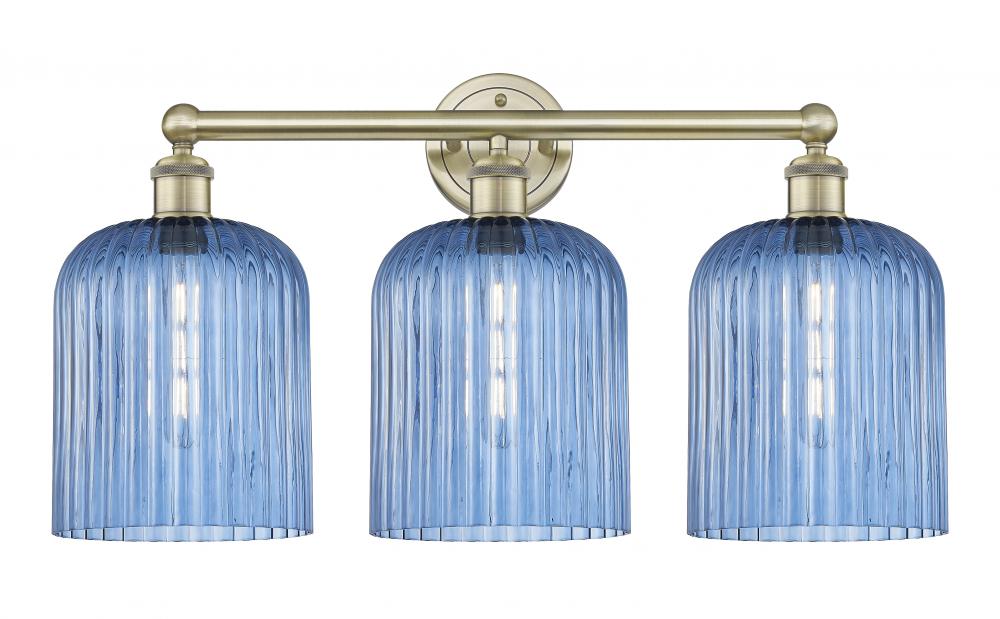 Bridal Veil - 3 Light - 23 inch - Antique Brass - Bath Vanity Light