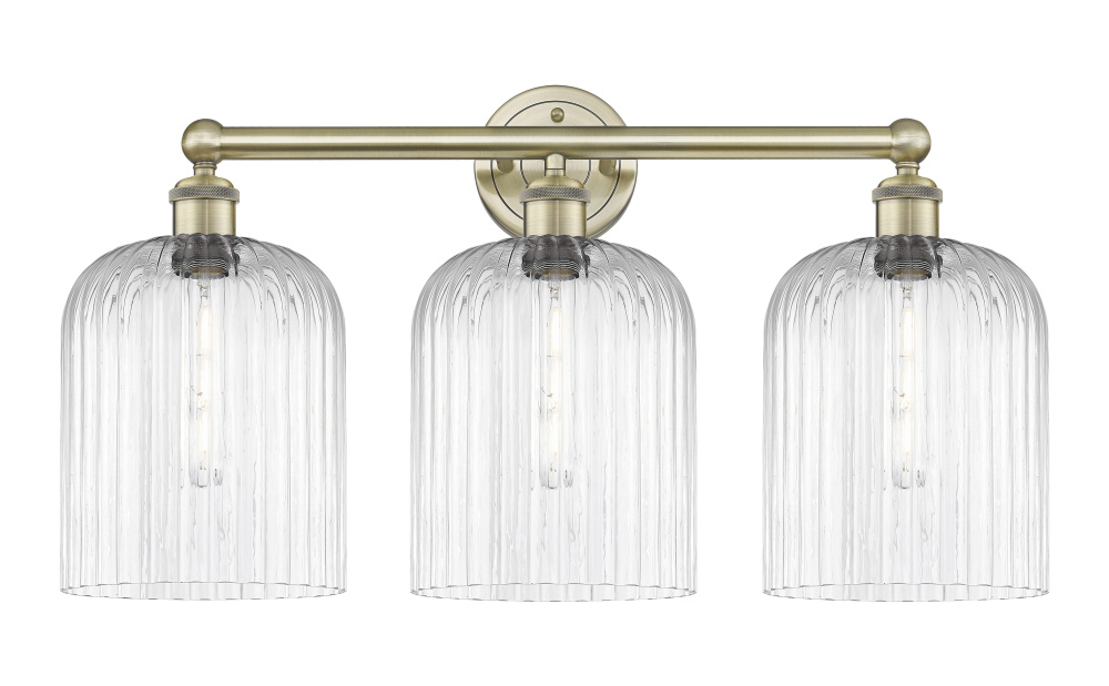 Bridal Veil - 3 Light - 23 inch - Antique Brass - Bath Vanity Light