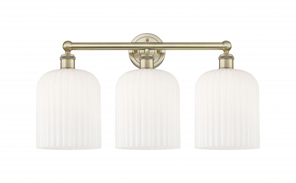 Bridal Veil - 3 Light - 23 inch - Antique Brass - Bath Vanity Light