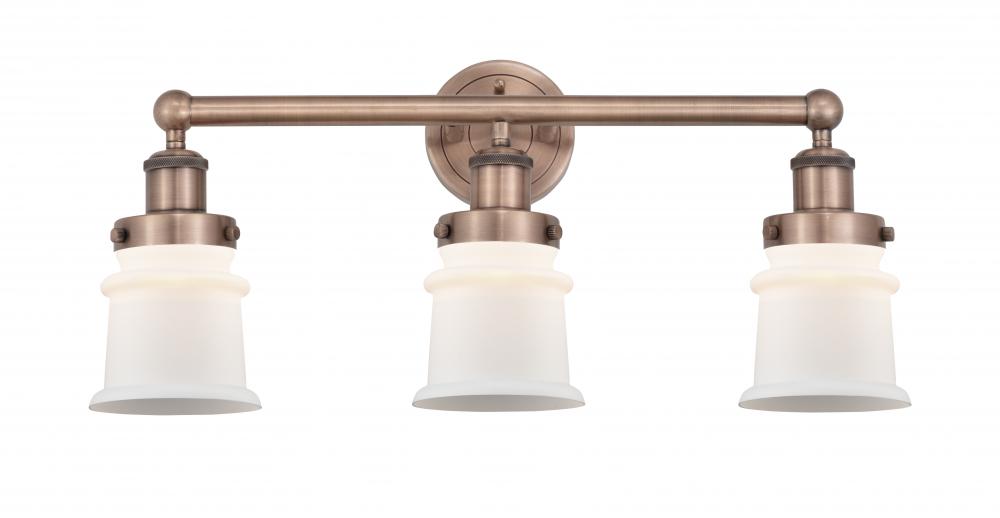 Canton - 3 Light - 23 inch - Antique Copper - Bath Vanity Light