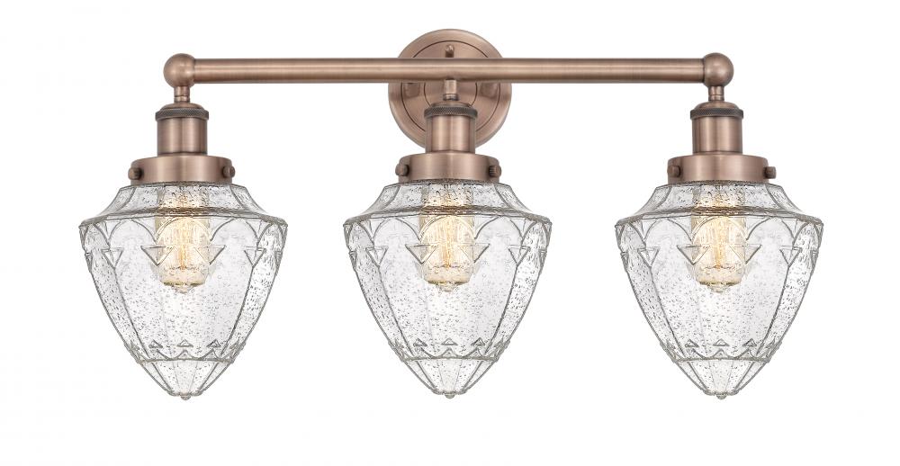 Bullet - 3 Light - 24 inch - Antique Copper - Bath Vanity Light