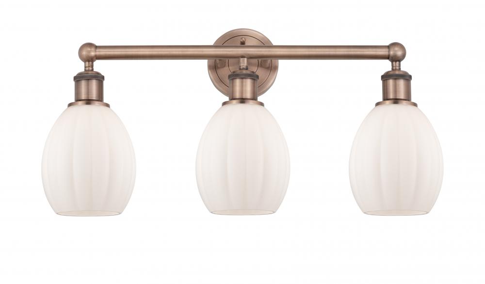 Eaton - 3 Light - 24 inch - Antique Copper - Bath Vanity Light