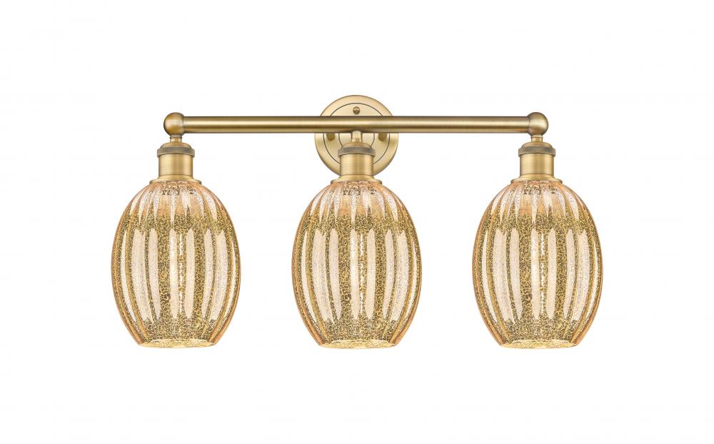 Preston Bulb - 3 Light - 24 inch - Brushed Brass - Bath Vanity Light